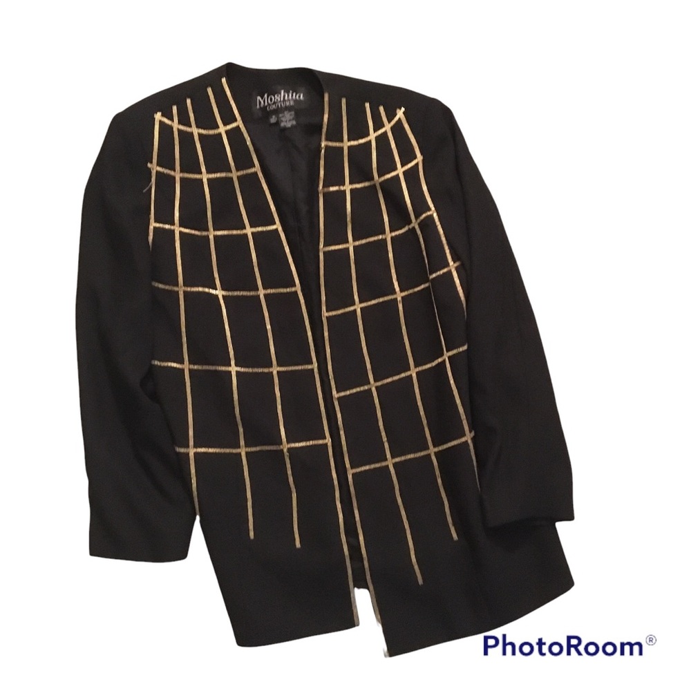 Mishima formal jacket with gold detail
